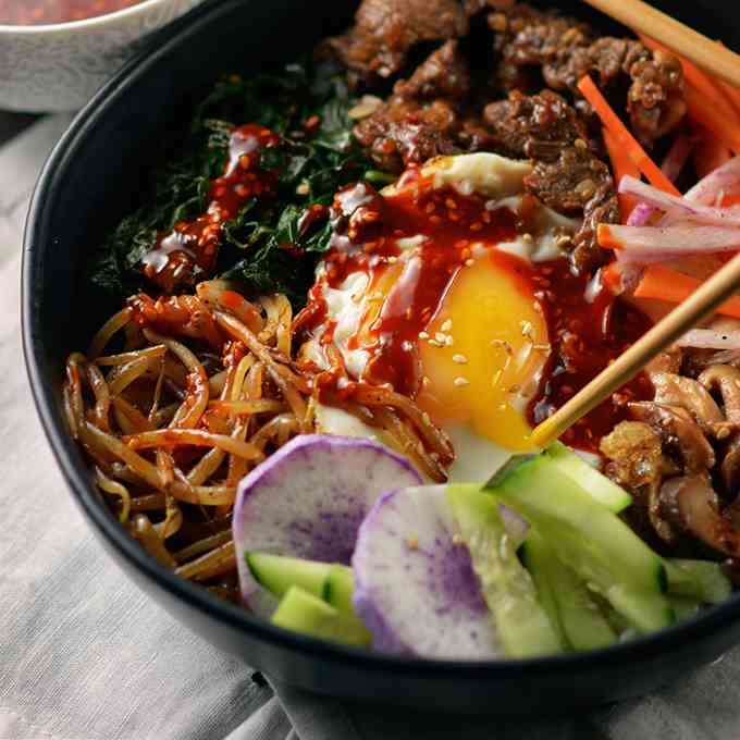 Korean Bibimbap Bowls 