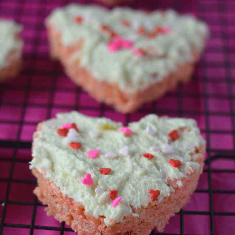 Rice Krispie Hearts