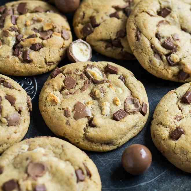 Malted Chocolate Chip Cookies