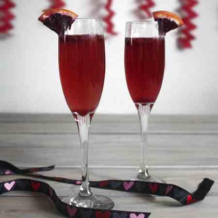 Valentine's Champagne Cocktail