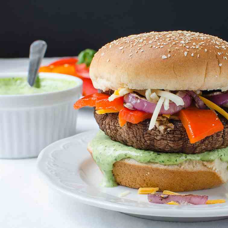 Grilled Portabella Burgers