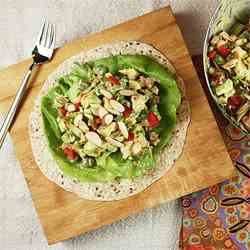 Chicken Salad with Asparagus and Almonds