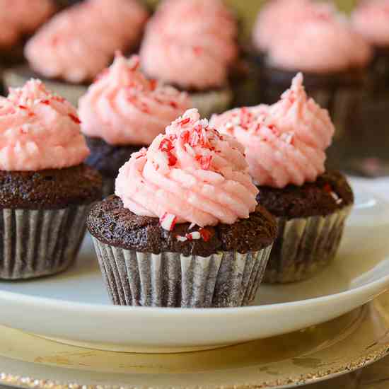 Chocolate Peppermint Cupcakes