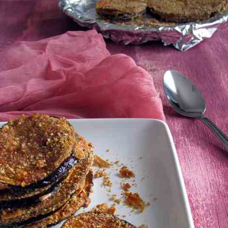 Baked crispy eggplant