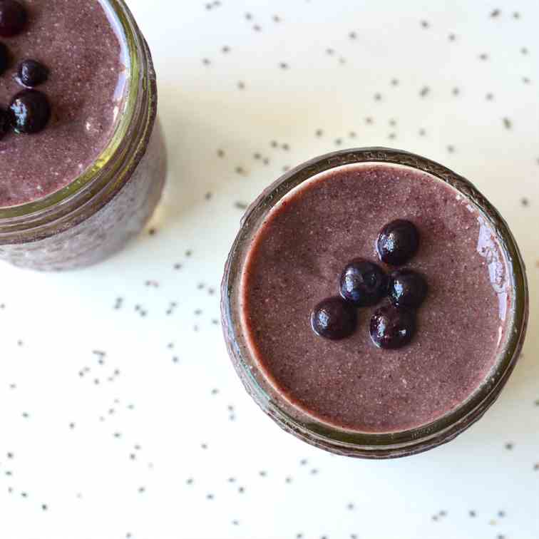 Blueberry and Coconut Smoothie