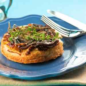 Mushroom, Leek & Thyme Tarte Tatin