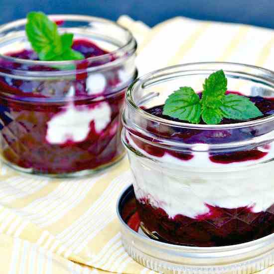 Sugar-free Cinnamon Blueberry Sauce