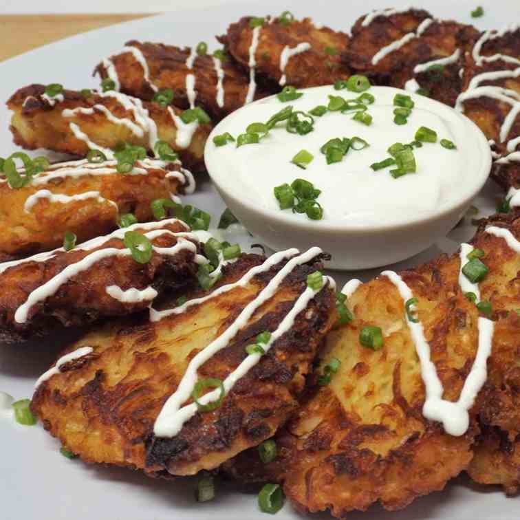 Apple - Sauerkraut Latkes