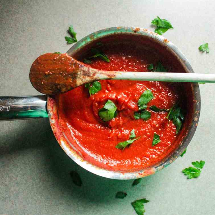 Roasted Vegetable Tomato Sauce