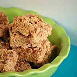 Caramel Toffee Rice Krispie Treats