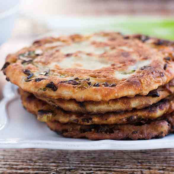 Crispy Scallion Pancakes