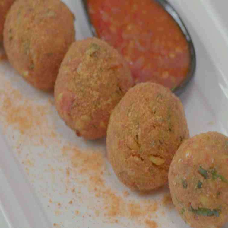 Schezwan Corn Cheese Balls
