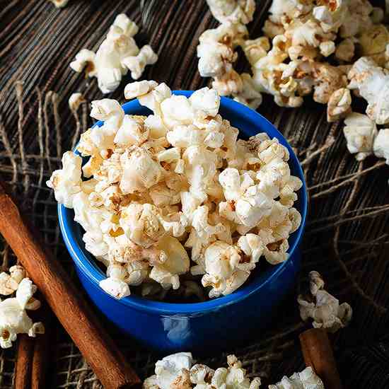 Cinnamon Roll Popcorn