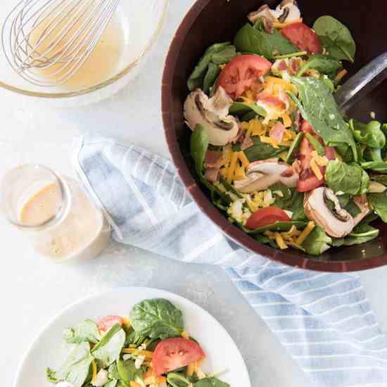 Spinach, Bacon - Egg Salad