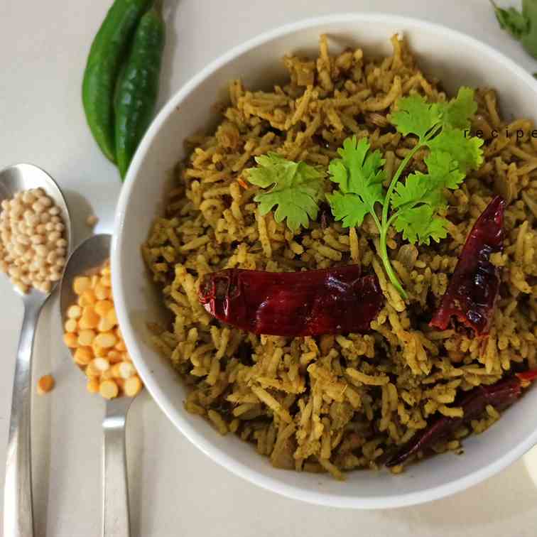 simple pudina rice