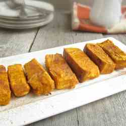 Baked Pumpkin French Toast Sticks
