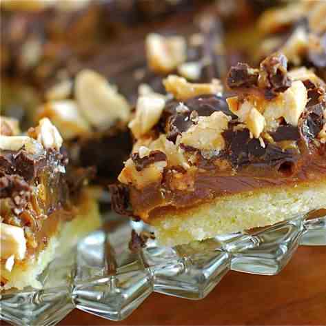 Homemade Snickers Bars