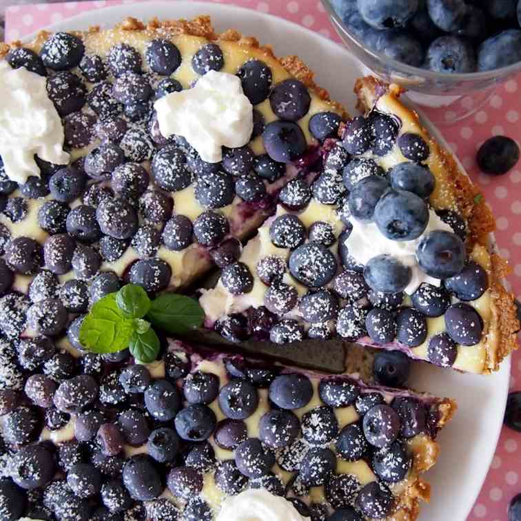 White Chocolate Blueberry Cheesecak