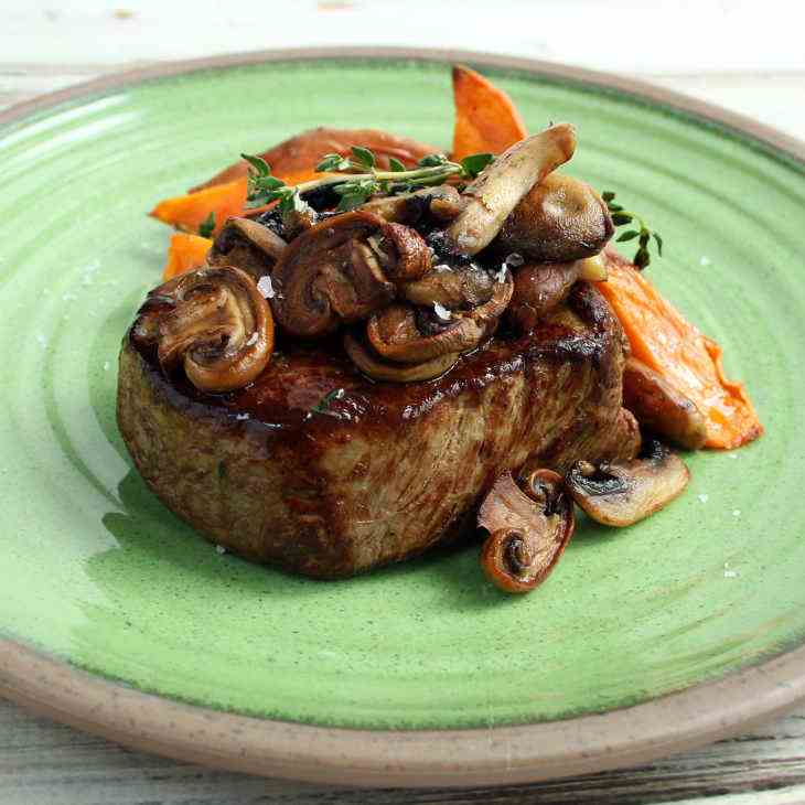 AIP Steak with Mushrooms, Thyme, and Sweet