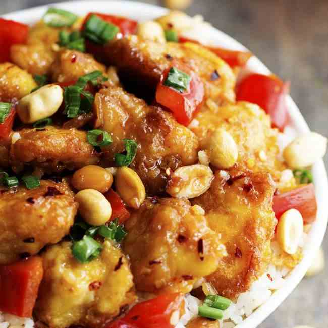 Baked Kung Pao Chicken