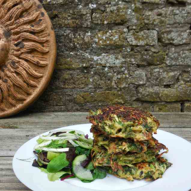 Zucchini latkes