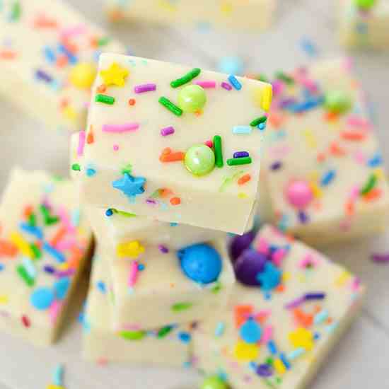 Gluten Free Cake Batter Fudge