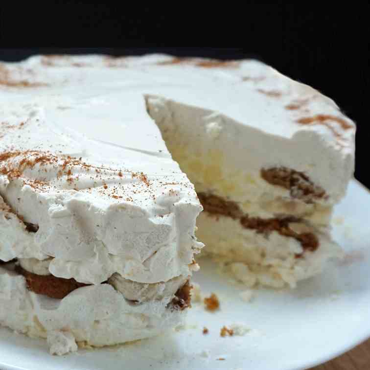 Banana ginger icebox cake