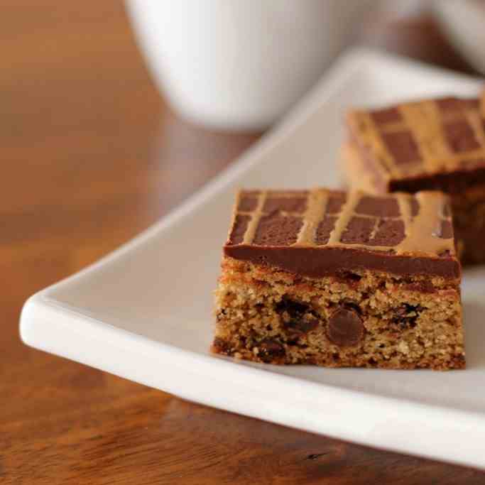 Coffee Chocolate Chip Cookie Bars