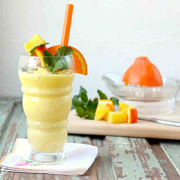 Pineapple Orange Creamsicle Smoothie