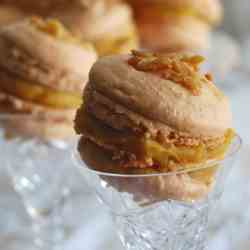 Fleur de Sel Caramel Macarons