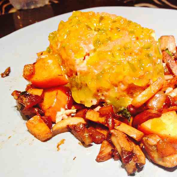 Ground Turkey Burger with Sauteed Mushroom