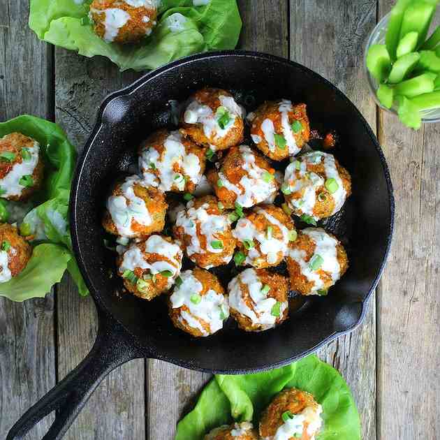 Buffalo Chicken Meatballs