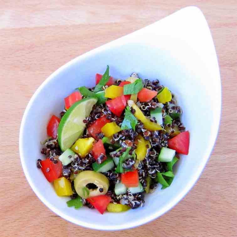 Black Peruvian Quinoa - pressure cooker