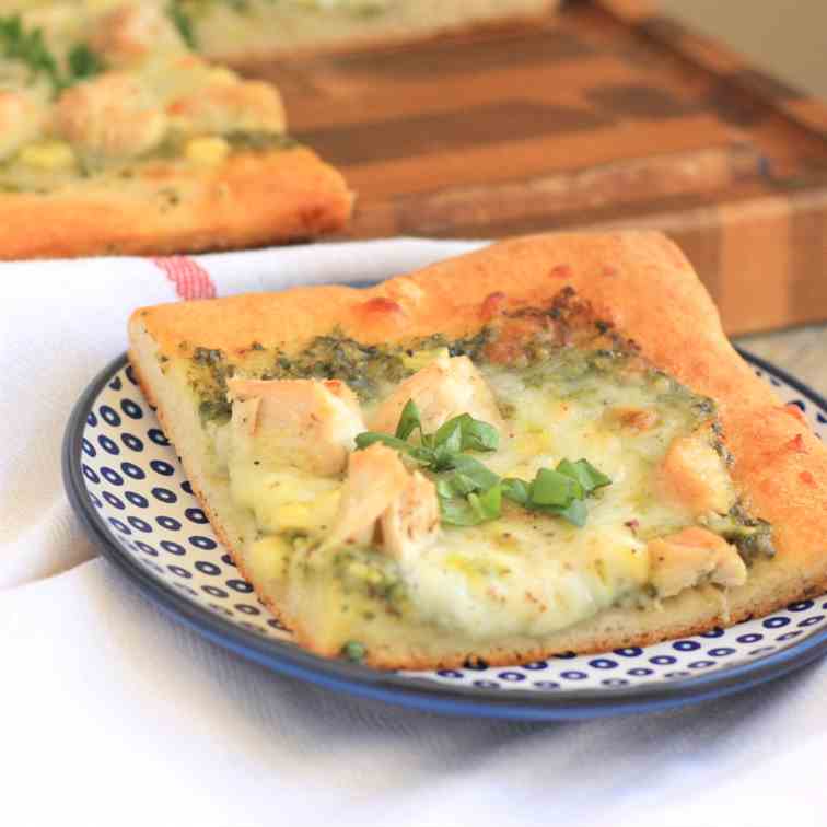 Chicken Pesto Pizza