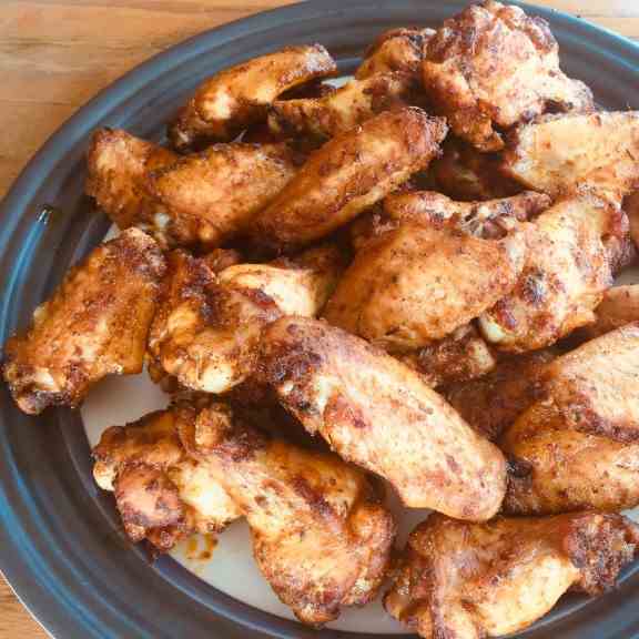Game Day Dry Rubbed Chicken Wings