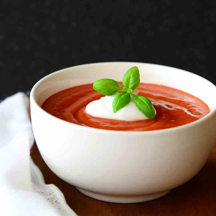 Gluten-Free, Vegan Tomato Soup