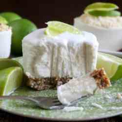 Key Lime Cheesecake w Coconut Cream