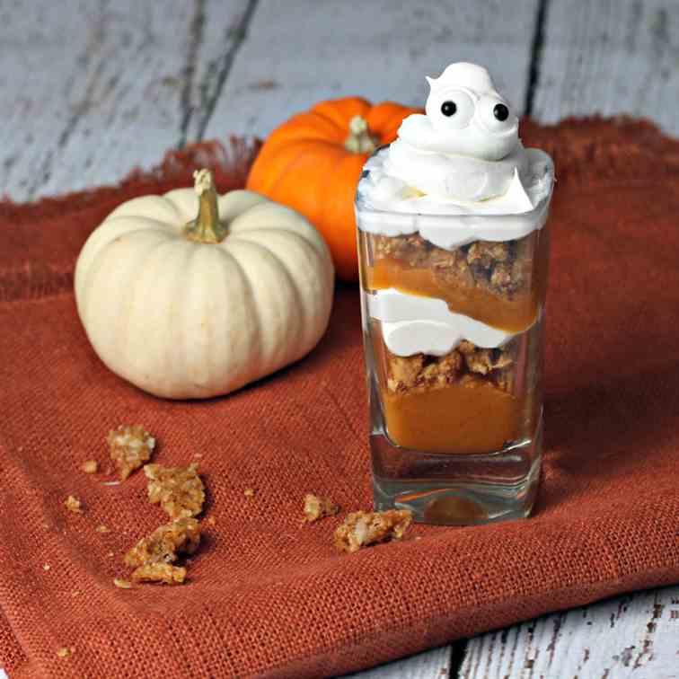 Ghostly Pumpkin Parfait