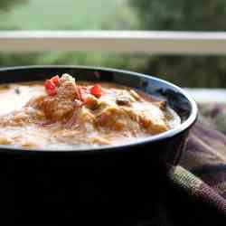 Mushroom and Pork Curry