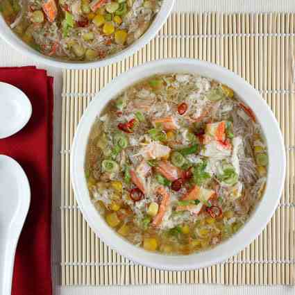 Asian Crab and Corn Soup