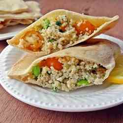 Tabbouleh with Bulgur, Tomatoes & Edamame