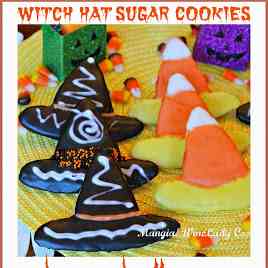 Witch Hats Sugar Cookies