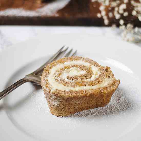 -Pumpkin- Swiss Roll