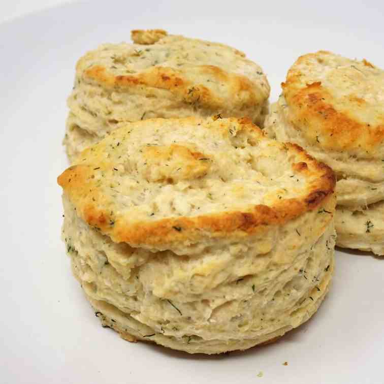 Dill and Cream Cheese Biscuits