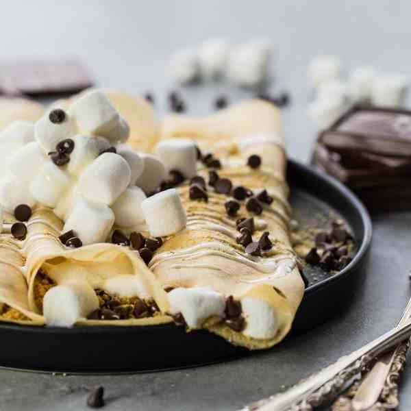 Loaded S'more Crepes