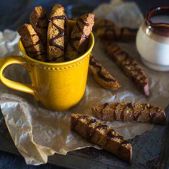 Gluten Free Gingerbread Biscotti