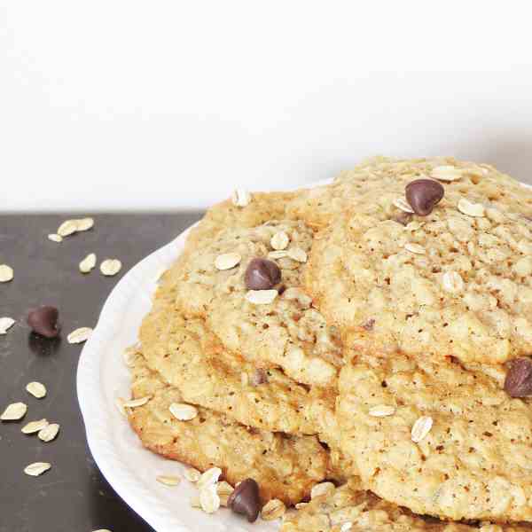 Whole Wheat Oatmeal Cookies