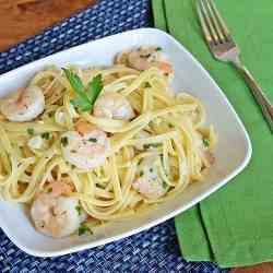 Linguine with Shrimp Scampi