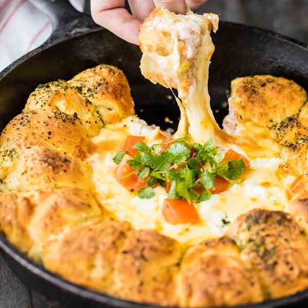 Skillet Bean and Cheese Dip