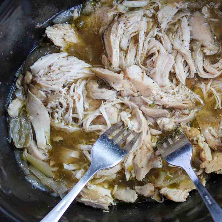 Slow Cooker Jalapeno Pulled Chicken